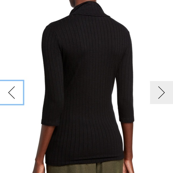 VINCE Ribbed Button Up Knit - Picture 4 of 5